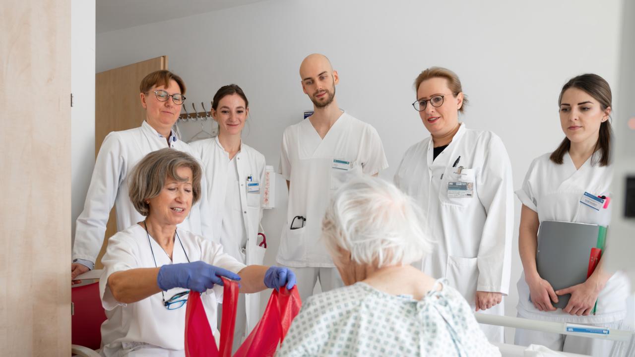 Unsere Visite – abgestimmte Betreuung für eine bestmögliche Therapie. © 